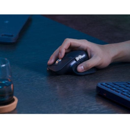 Teclado de tijera Logitech MX Keys S Graphite Layout PT retroiluminado con ratón incluido