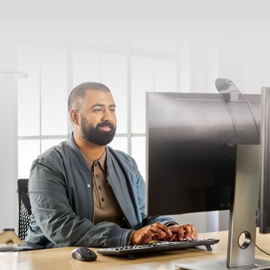 Conjunto sem fio Logitech Mk370 - mouse e teclado ergonômico Bluetooth empresarial - parafuso preto