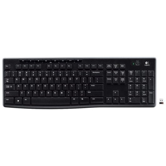 Teclado inalámbrico Logitech K270 Layout ES compacto receptor USB Unifying teclas silenciosas
