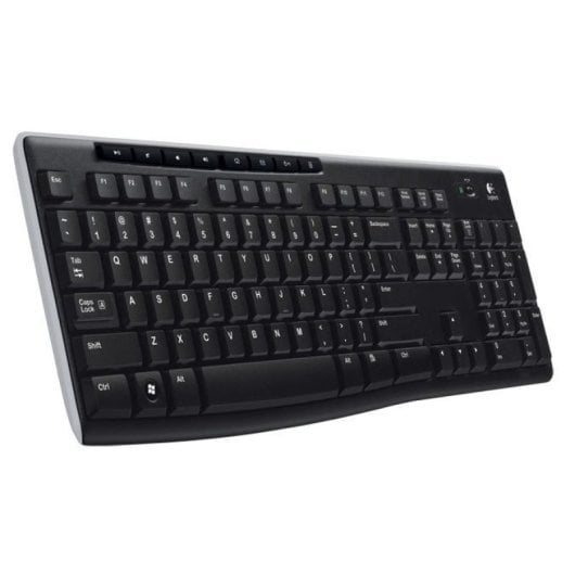 Teclado inalámbrico Logitech K270 Layout ES compacto receptor USB Unifying teclas silenciosas