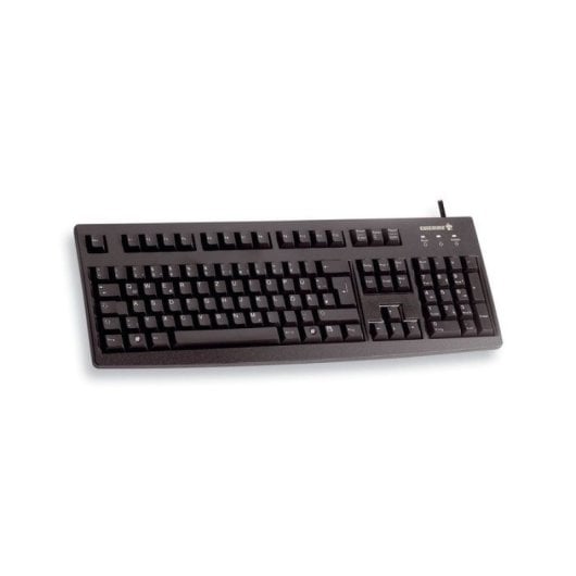 Teclado USB Cherry G83-6104 Useu Black - Alta qualidade, teclas Cherry MX, design compacto e ergonômico - para jogadores e profissionais.
