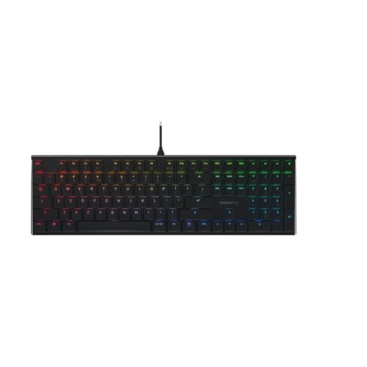 Tastiera Cherry Mx 10.0n Rgb - Interruttori di velocità Rgb Mx a basso profilo - Nera - Produzione tedesca