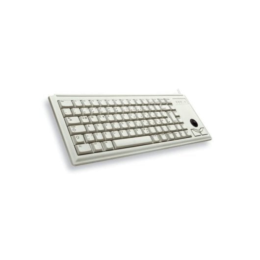 Teclado compacto Cherry G84-4400 USB Layout US trackball integrado gris
