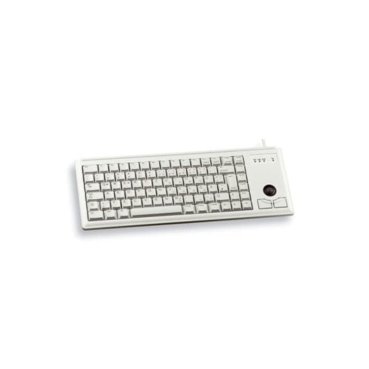 Teclado compacto Cherry G84-4400 USB Layout US trackball integrado gris