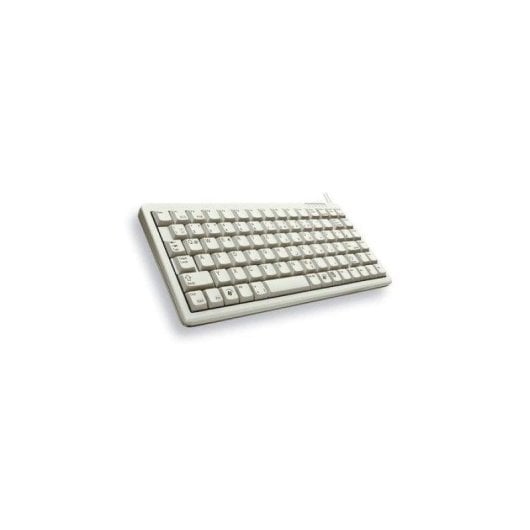 Teclado Cherry G84-4100 mecánico compacto USB layout US/EU gris alta durabilidad