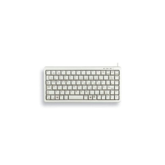 Teclado Cherry G84-4100 mecánico compacto USB layout US/EU gris alta durabilidad