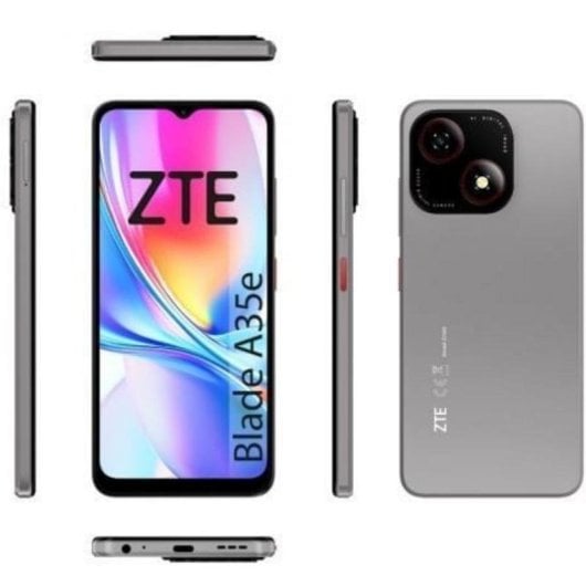 ZTE Blade A35E 2GB 32GB 6.52? 90Hz Dual SIM Gris Oscuro Reacondicionado