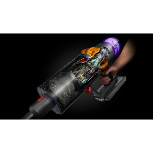 Aspirador sem fios Dyson V15 Detect Absolute 230AW, filtro HEPA, autonomia de 60 minutos, LCD