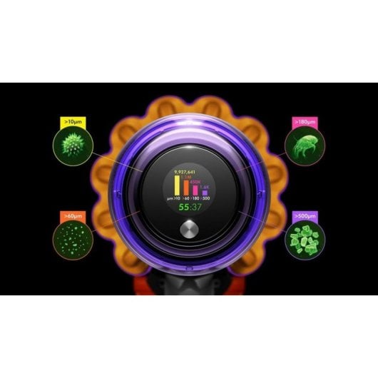 Aspiradora sin cable Dyson V15 Detect Absolute 230AW Filtro HEPA Autonomía 60min LCD