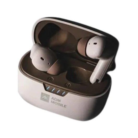 Auriculares AGM inalámbricos Bluetooth con estuche de carga y resistencia al agua