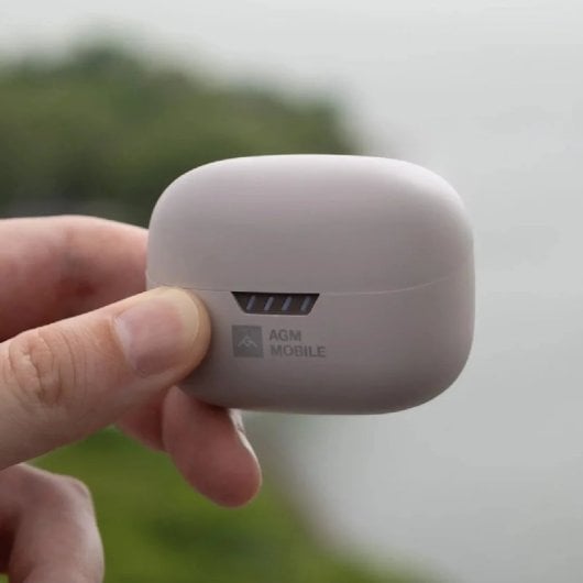 Auriculares AGM inalámbricos Bluetooth con estuche de carga y resistencia al agua