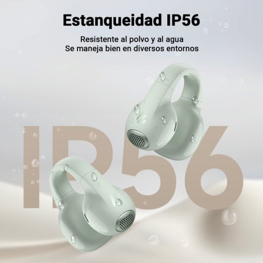 Edifier Audífonos Inalámbricos De Oído Abierto, 28 H Y Ip56, Color Verde