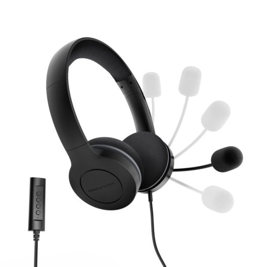 Cuffie Energy Sistem con mini jack e cavo USB, microfono retrattile e memory foam