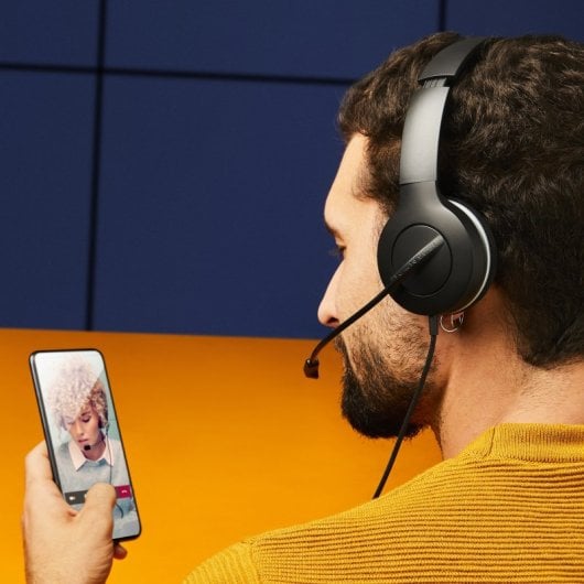 Cuffie Energy Sistem con mini jack e cavo USB, microfono retrattile e memory foam
