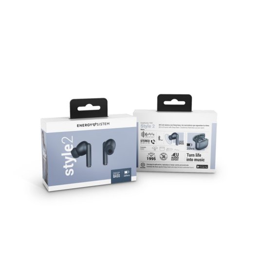Auriculares Energy Sistem inalámbricos True Wireless Bluetooth 5.0 con micrófono y graves potentes