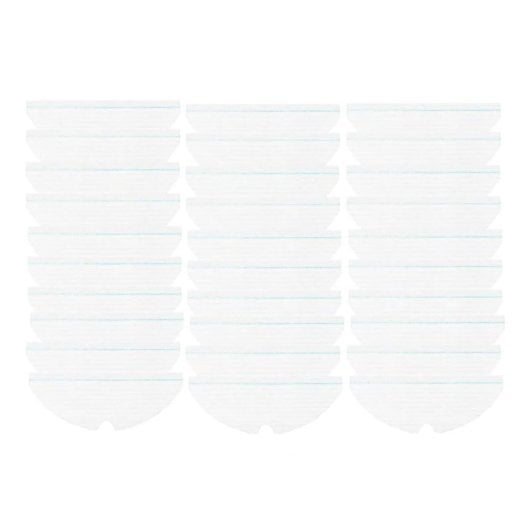 Chiffons durables et hautement absorbants pour aspirateur Roborock S6 YCXTB01RR, lot de 30 unités jetables