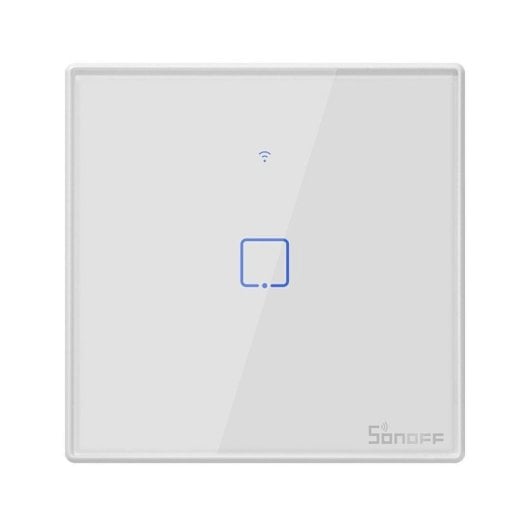 Interruptor inteligente Sonoff T2EU1C-TX WiFi RF 433MHz Táctil Sincronización Estado Acceso Compartido