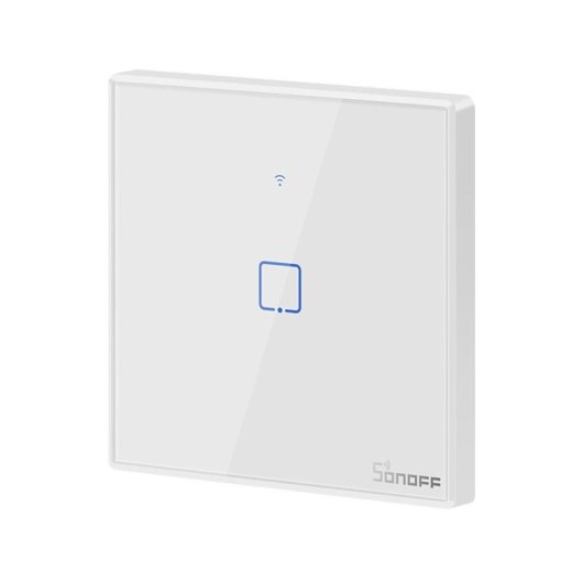 Interruptor inteligente Sonoff T2EU1C-TX WiFi RF 433MHz Táctil Sincronización Estado Acceso Compartido