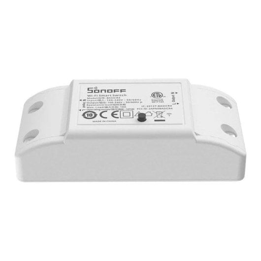 Relais Wi-Fi Sonoff BASICR4 Wi-Fi Contrôle de l’éclairage et appareils, Encastrable DIN, Protection thermique