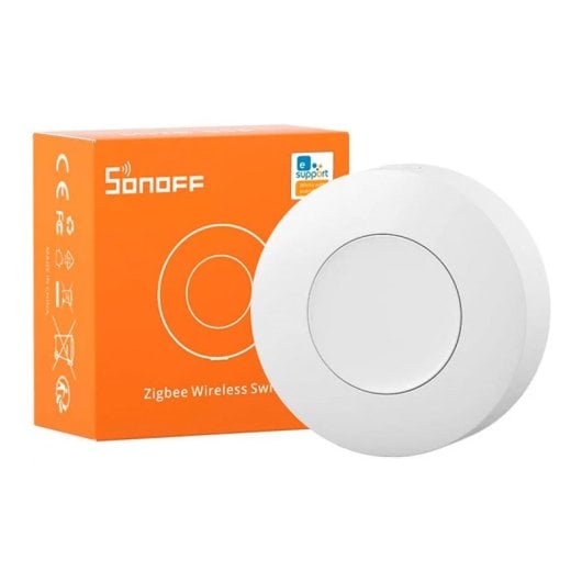 Interruptor Zigbee Sonoff SNZB-01P Blanco Control Multifunción Batería 5 años AES 128-bit