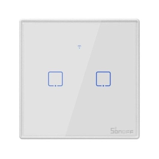 Interrupteur Intelligent Sonoff T2EU2C-RF RF433MHz Contrôle WiFi Alexa Google