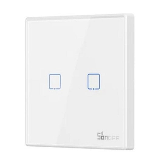 Interrupteur Intelligent Sonoff T2EU2C-RF RF433MHz Contrôle WiFi Alexa Google
