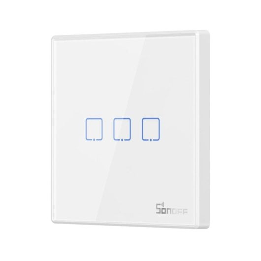 Interruptor inteligente triplo Sonoff T2eu3c-rf