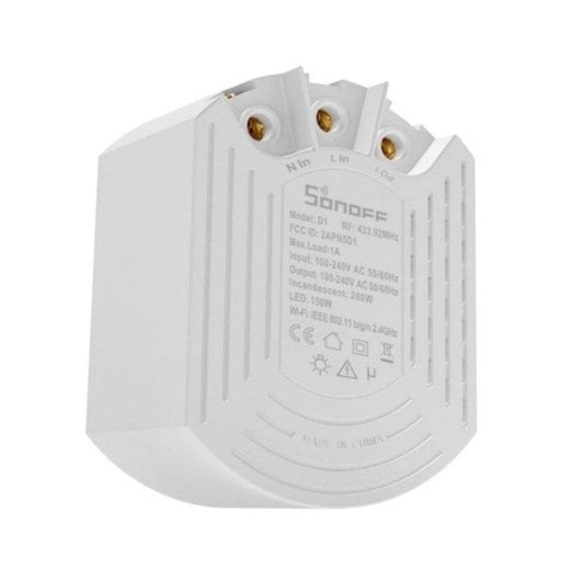 Intelligenter Schalter Sonoff D1 Wi-Fi RF 433 MHz LED Dimmer