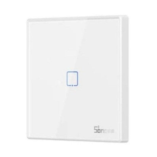 Interruptor Inteligente Sonoff T2EU1C-RF RF 433 MHz Montagem em Parede LED