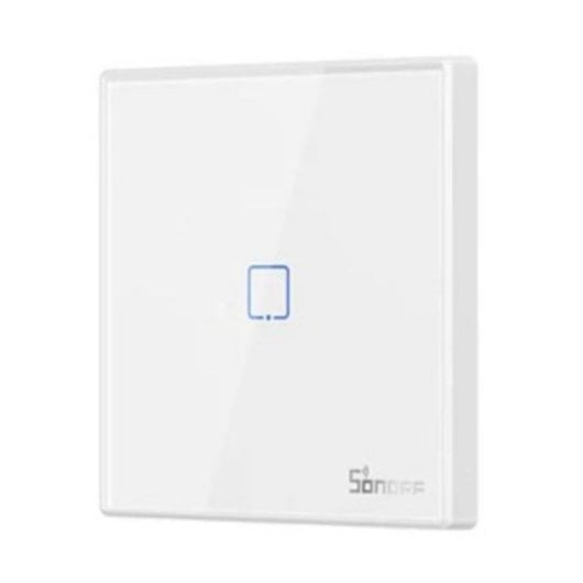 Interruptor Inteligente Sonoff T2EU1C-RF RF 433 MHz Montagem em Parede LED