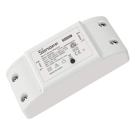 Relais Wi-Fi Sonoff Basic R2 Contrôle de l’éclairage, Programmation, Mono canal