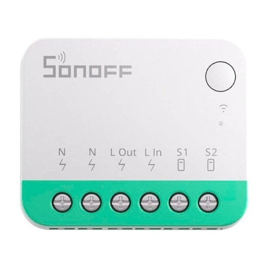 Relais Wi-Fi Sonoff MINIR4M Matter, Contrôle de l’éclairage, Encastrable, Suivi énergétique