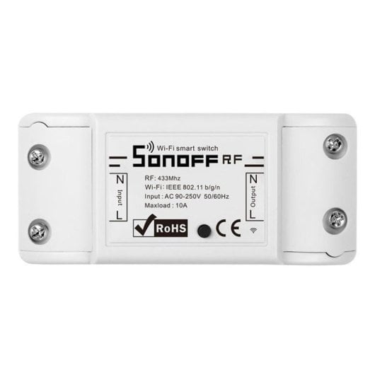 Sonoff RFR2 Wi-Fi RF 433 MHz Heimautomatisierungs-Relais-Fernbedienung, Alexa- und Google Home-Integration