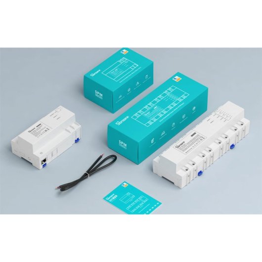 Controlador energético Sonoff SPM-Main Wi-Fi/LAN/RS-485 hasta 128 canales protección avanzada