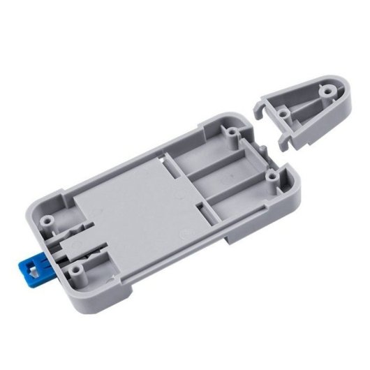 Soporte DIN Sonoff Especializado ABS UL94 V0 Blanco Azul Compatible Básico y Pow