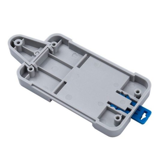 Soporte DIN Sonoff Especializado ABS UL94 V0 Blanco Azul Compatible Básico y Pow