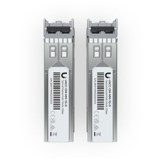 Transcetor Ubiquiti UACC-OM-MM-1G-D-20 SFP 1G Multimodo LC Duplex 20 Unidades 550m