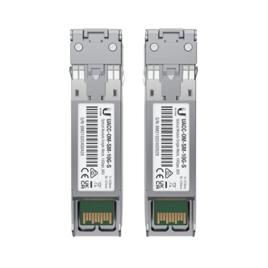 Ubiquiti UF-SM-10G-S 10 Gbit/s BiDi Pack 2 SFP+-Modul, LC Simplex, Singlemode, 10 km