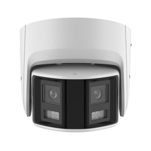 Cámara IP Hikvision DS-2CD2346G2P-ISU/SL 4MP visión 180° PoE IR Altavoz y Luz Disuasoria