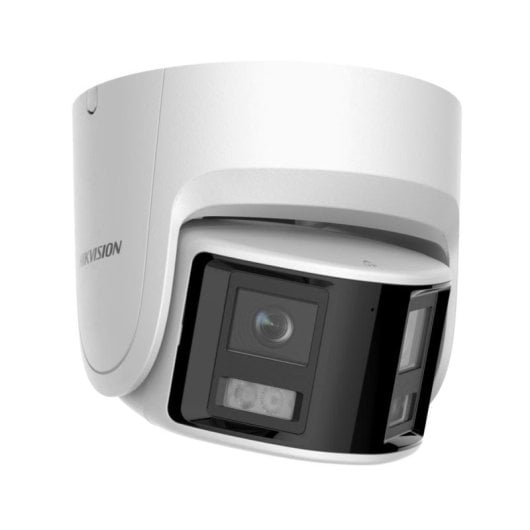 Cámara IP Hikvision DS-2CD2346G2P-ISU/SL 4MP visión 180° PoE IR Altavoz y Luz Disuasoria