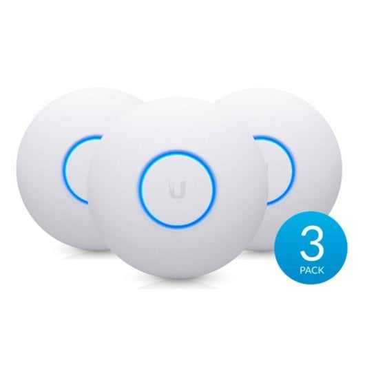 Access Point Ubiquiti UniFi nanoHD Pack 3 Dual Band 1733Mbps PoE MU-MIMO Blanco