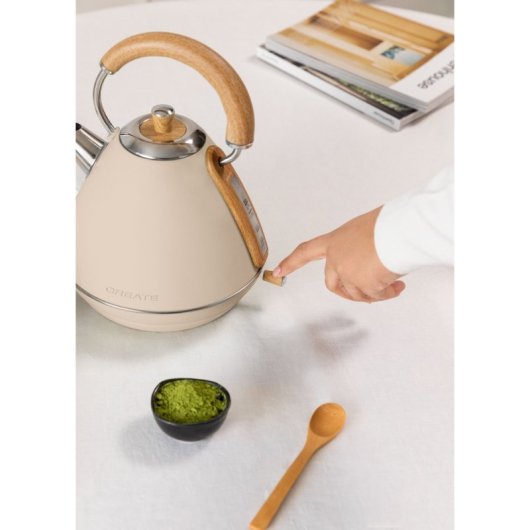 Hervidor Create Retro 1,7L 2200W acero inoxidable BPA free apagado automático vintage