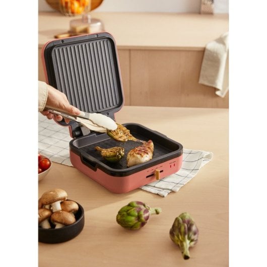 Stone Studio Pro - Grill Multifunción Con Apertura 180º Naranja