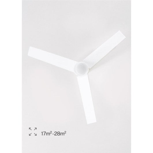 Ventilador de techo Create DC 40W Silencioso, 6 velocidades, LED 3 colores, madera