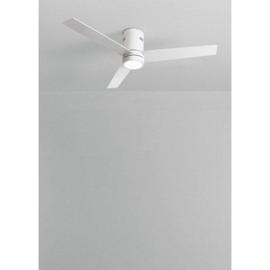 Ventilador de techo Create DC 40W Silencioso, 6 velocidades, LED 3 colores, madera
