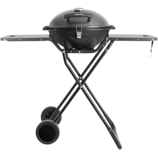 Barbacoa eléctrica Create Grill&Plancha extraíble, antiadherente, 5 niveles, plegable