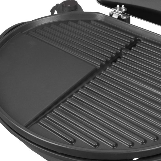 Barbacoa eléctrica Create Grill&Plancha extraíble, antiadherente, 5 niveles, plegable