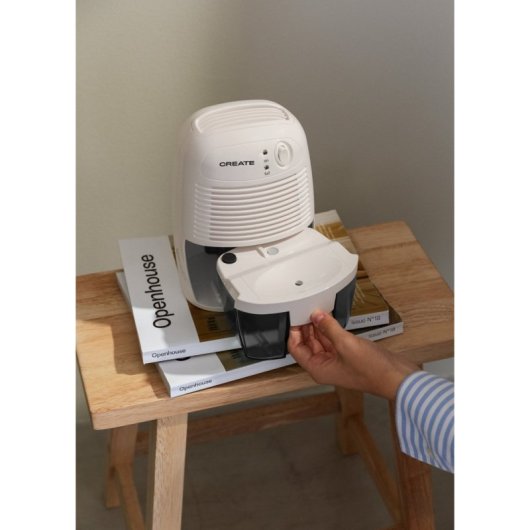 Deshumidificador Create Peltier Ultrasilencioso 500ml Autoapagado LED