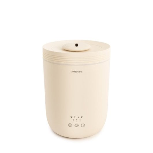 Humidificador Create 2,2L 3 modos LED apagado automático diseño minimalista