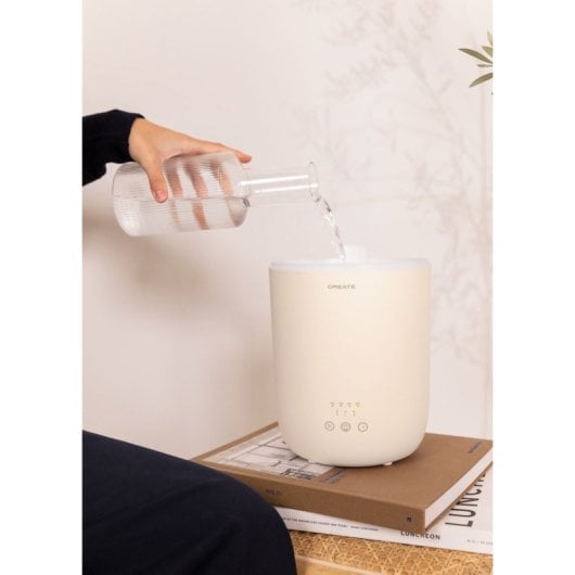 Humidificador Create 2,2L 3 modos LED apagado automático diseño minimalista